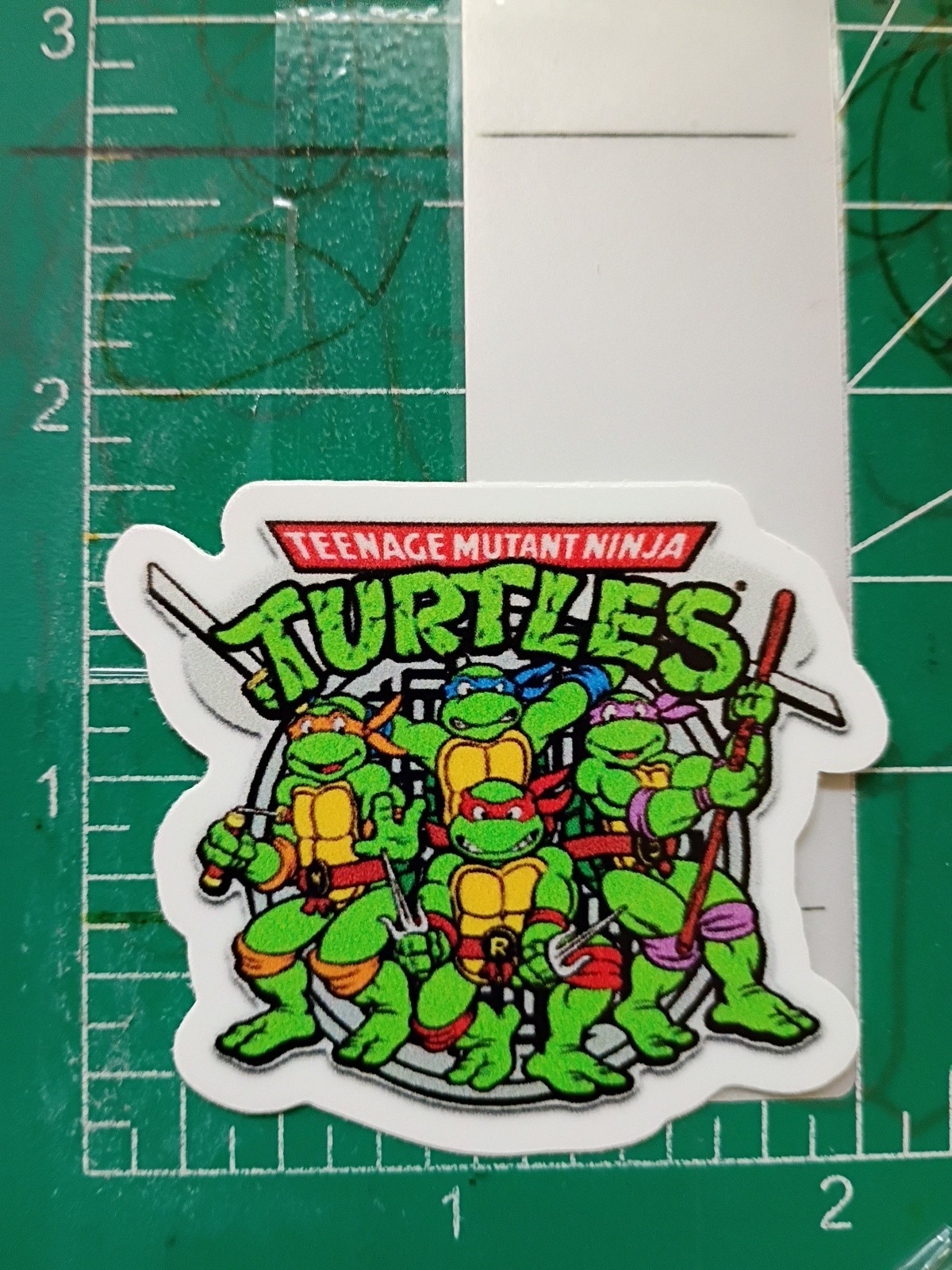TMNT STICKER X 2×2 INCHES, VYNIL HIGH GLOSS STICKER X SMALL SIZE STICKER