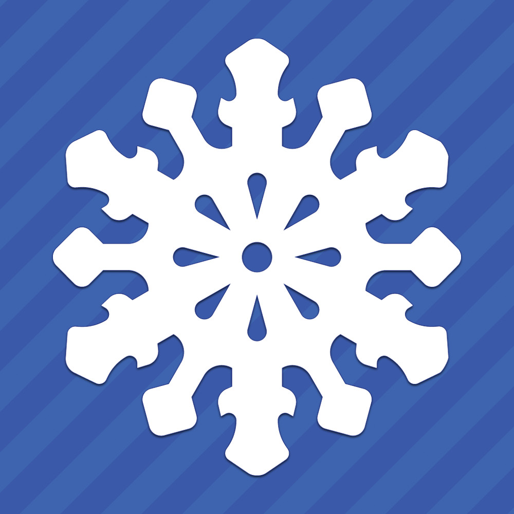 Snowflake Vinyl Decal Sticker