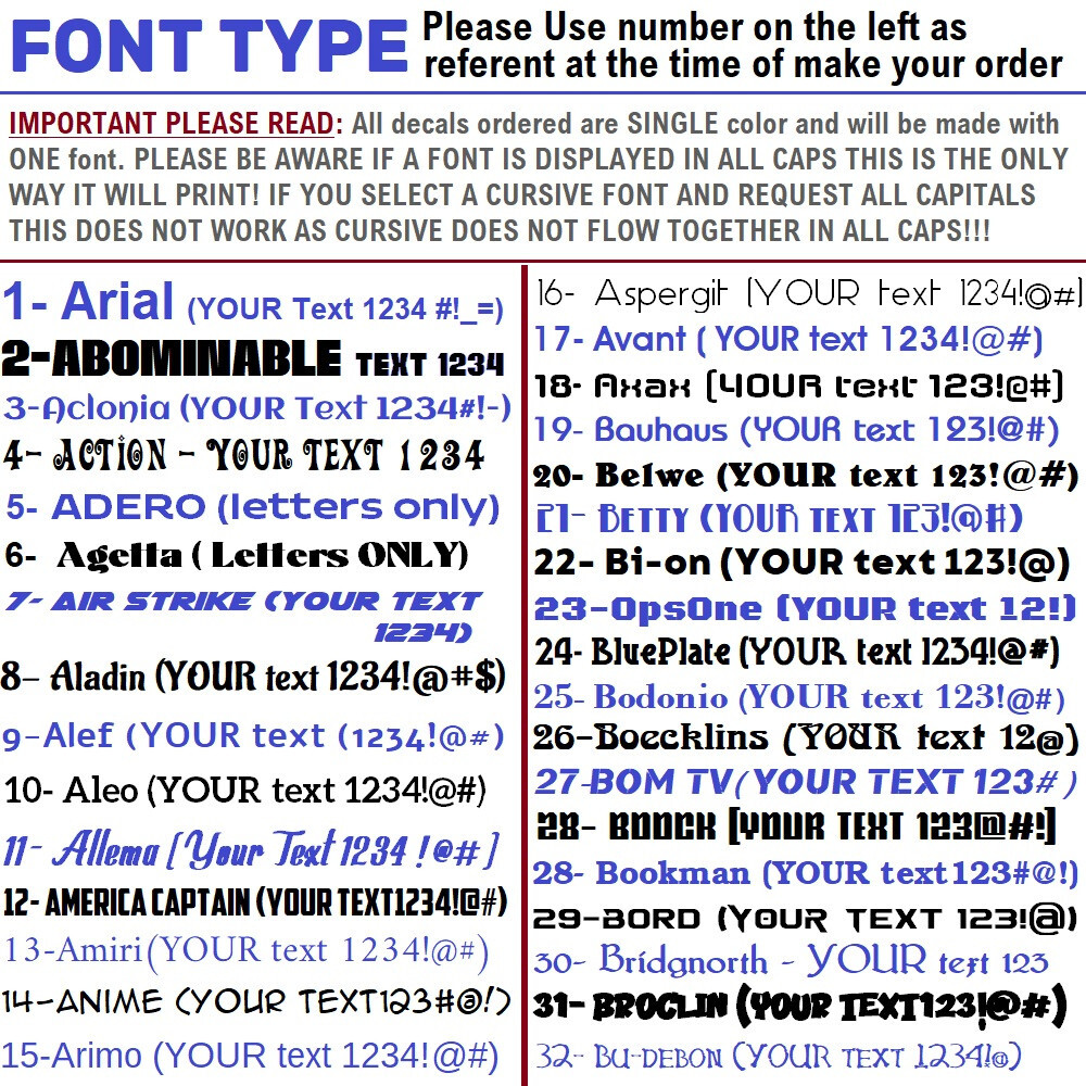 x4 24" Long CUSTOM PERSONALIZED WEBSITE WEB ADDRESS DECAL TEXT STICKER