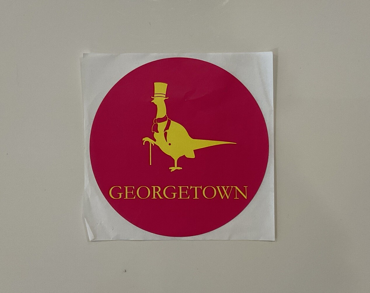 Georgetown University Sticker NEW 3 1/2” X 3 1/2”
