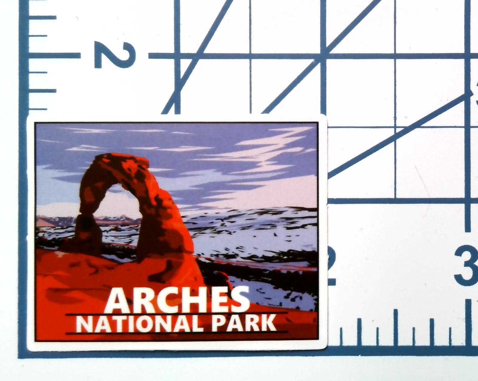 Arches National Park Utah Die Cut Sticker Journal Scrapbook Decal Souvenir