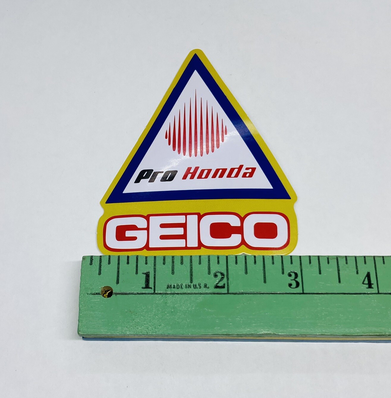 Tram GEICO pro Honda Racing Vinyl Decal Sticker Car Window Wall Bumper 3.75” P2