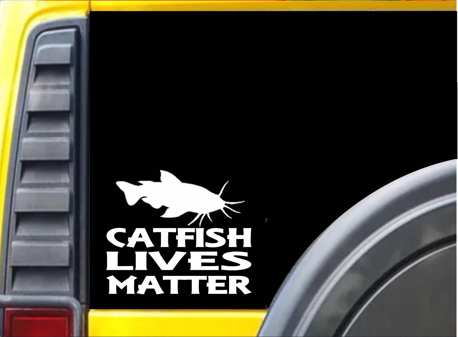 Catfish Lives Matter Sticker k149 6 inch fishing decal