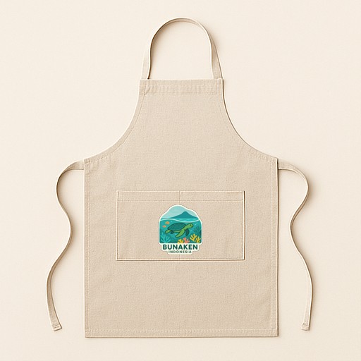 Bunaken Indonesia Iron On Heat Transfer Vinyl HTV Die-Cut World National Parks