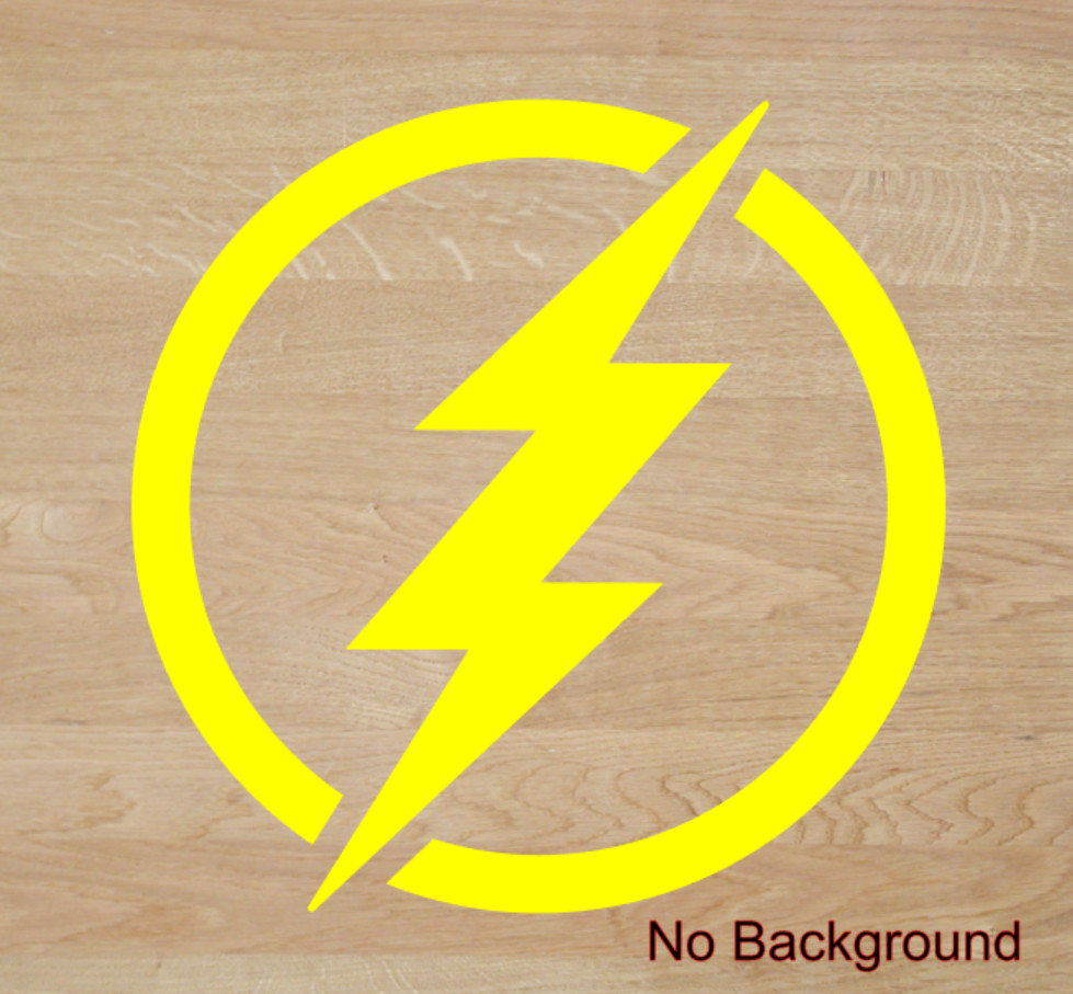 Lightning Bolt Symbol Decal PICK SIZE COLOR Vinyl Sticker Shock Electric Power