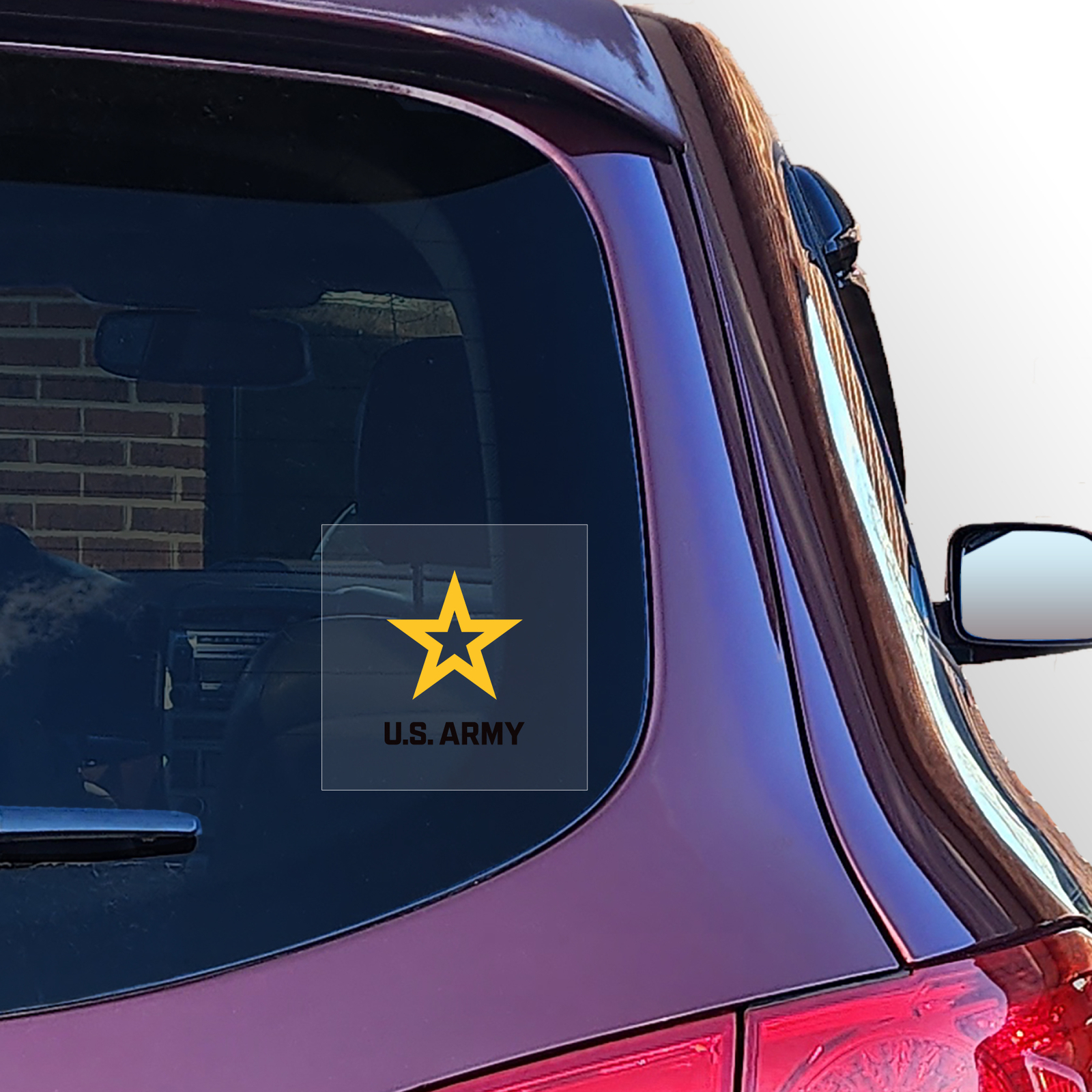 Army Star Logo Back Static Cling