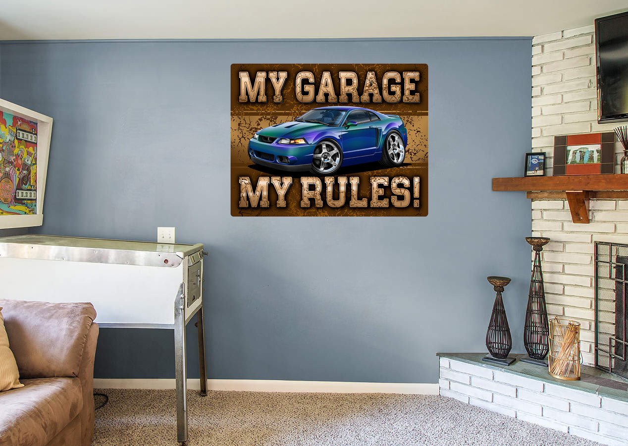2004 Ford SVT Cobra Mustang Mystichrome Hardtop Wall Art Graphic Sticker