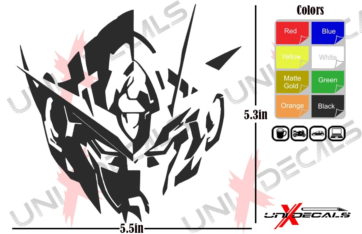 Gundam Cut Out Vinyl Sticker