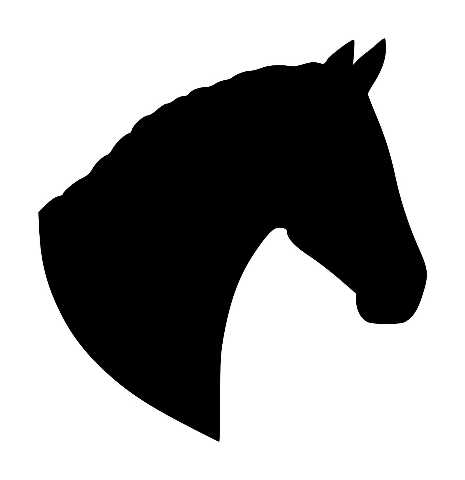 Horse Head -V1- Vinyl Decal Sticker – Equestrian Farm Riding Dressage Equine