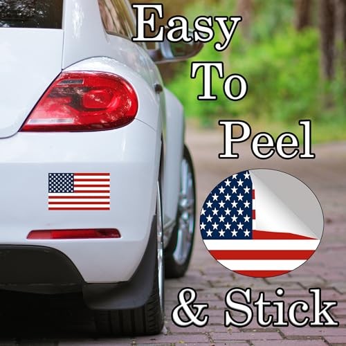 US United States of America USA Flag Car Truck Window Decal Sticker 3×5 Inch