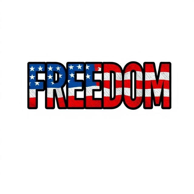 Conservative Charlie Kirk Freedom Sticker Patriot Liberty Vinyl Decal Car
