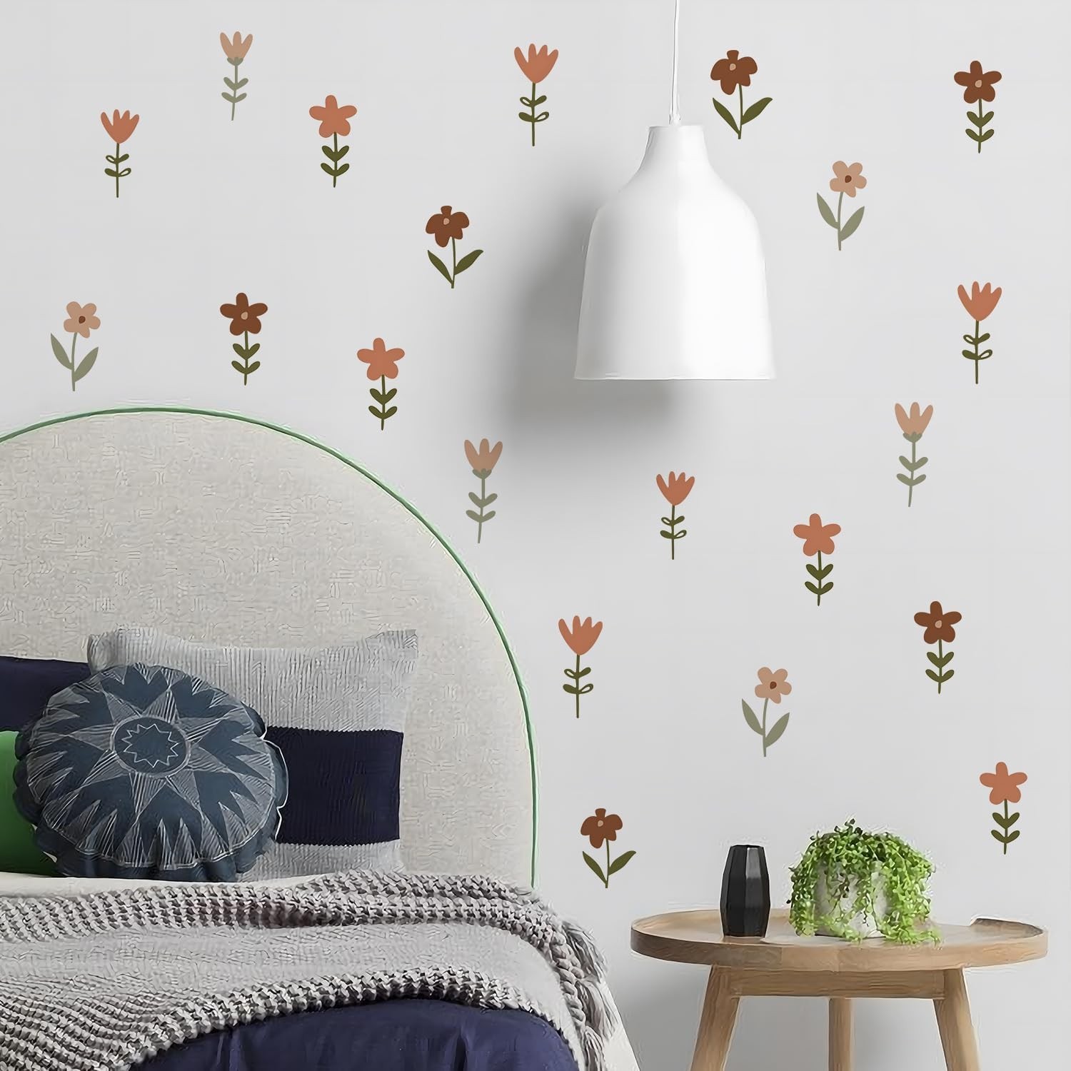 Boho Wall Stickers Girls Bedroom Removable Wall Decals Nursery Kids Room Deco…