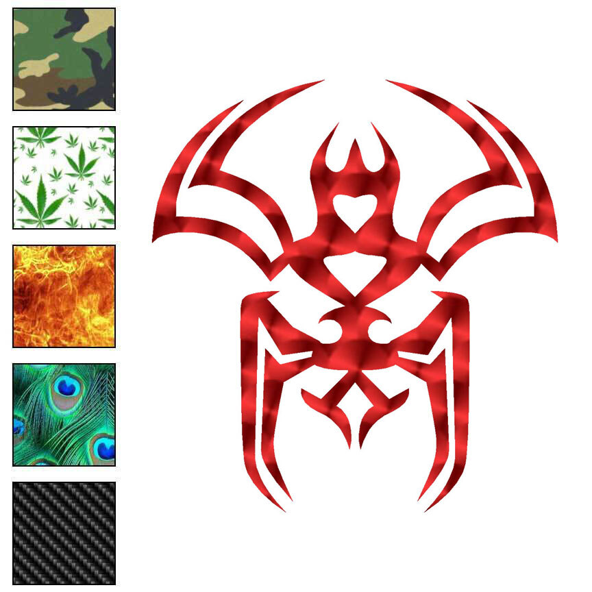 Tribal Spider, Vinyl Decal Sticker, 40 Patterns & 3 Sizes, #6670