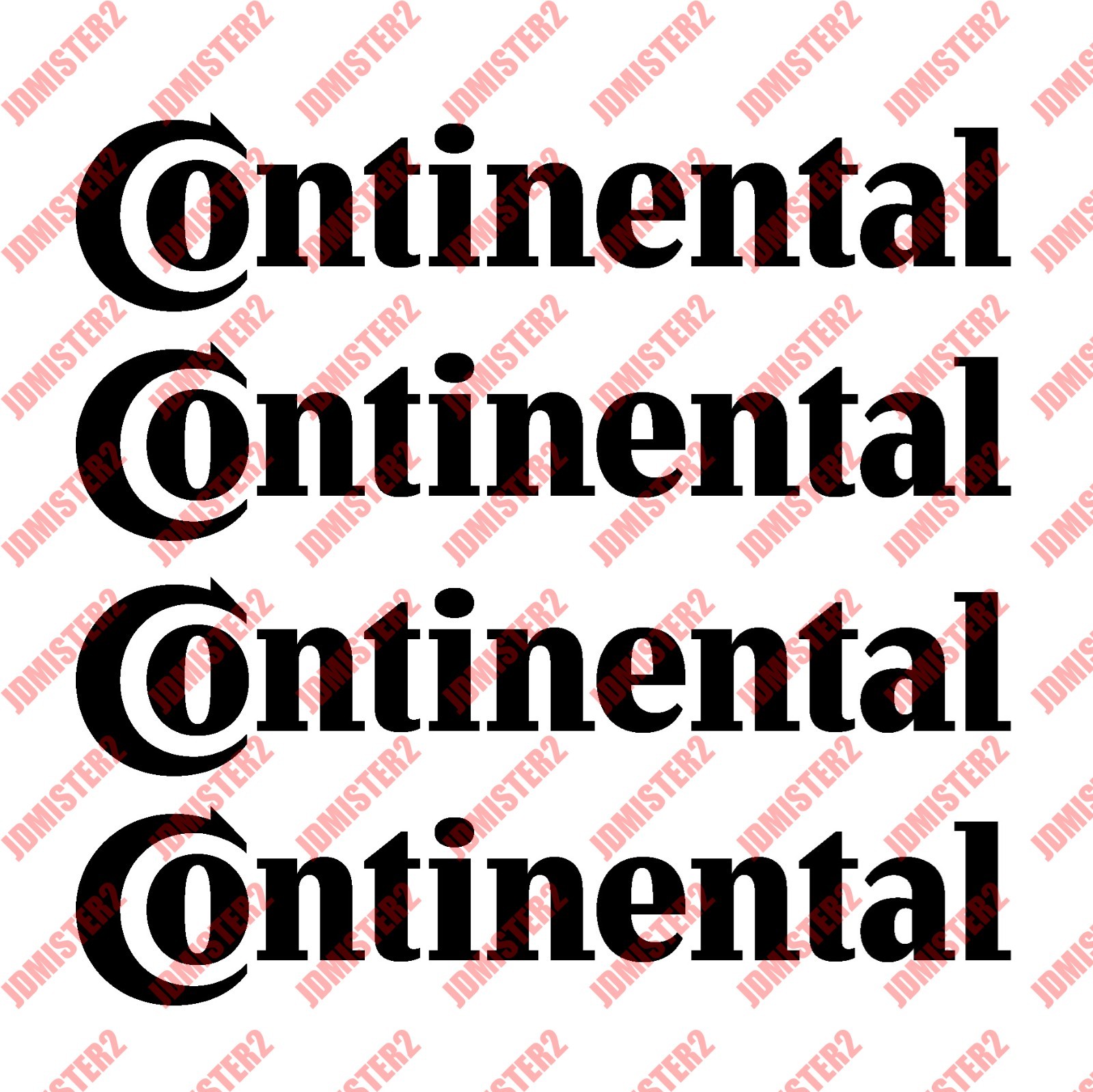Continental Tires vinyl stickers Car racing Decal Window Helmet – Any Size