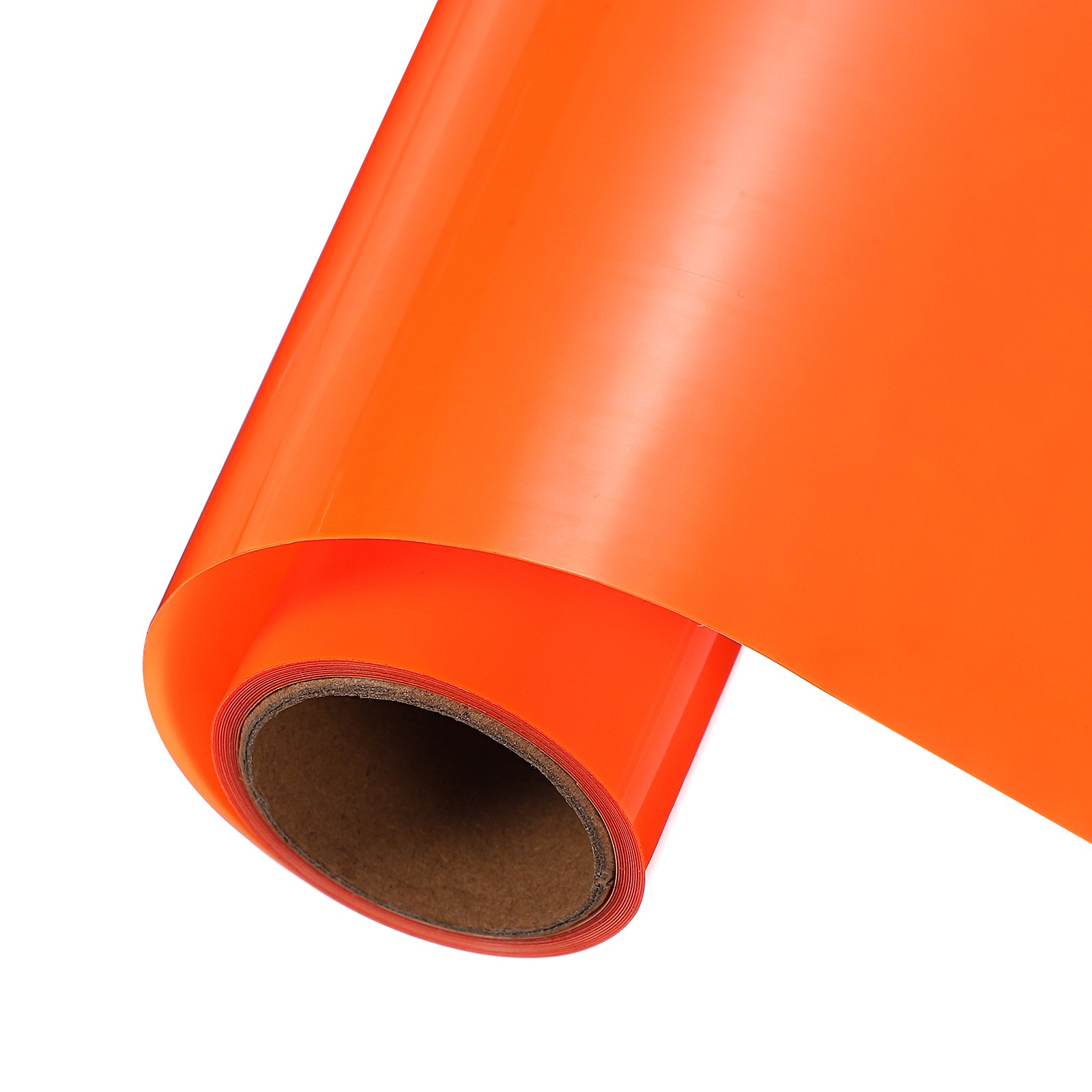 Orange Fluorescent Permanent Vinyl, 12"" x 5ft Roll for Brand