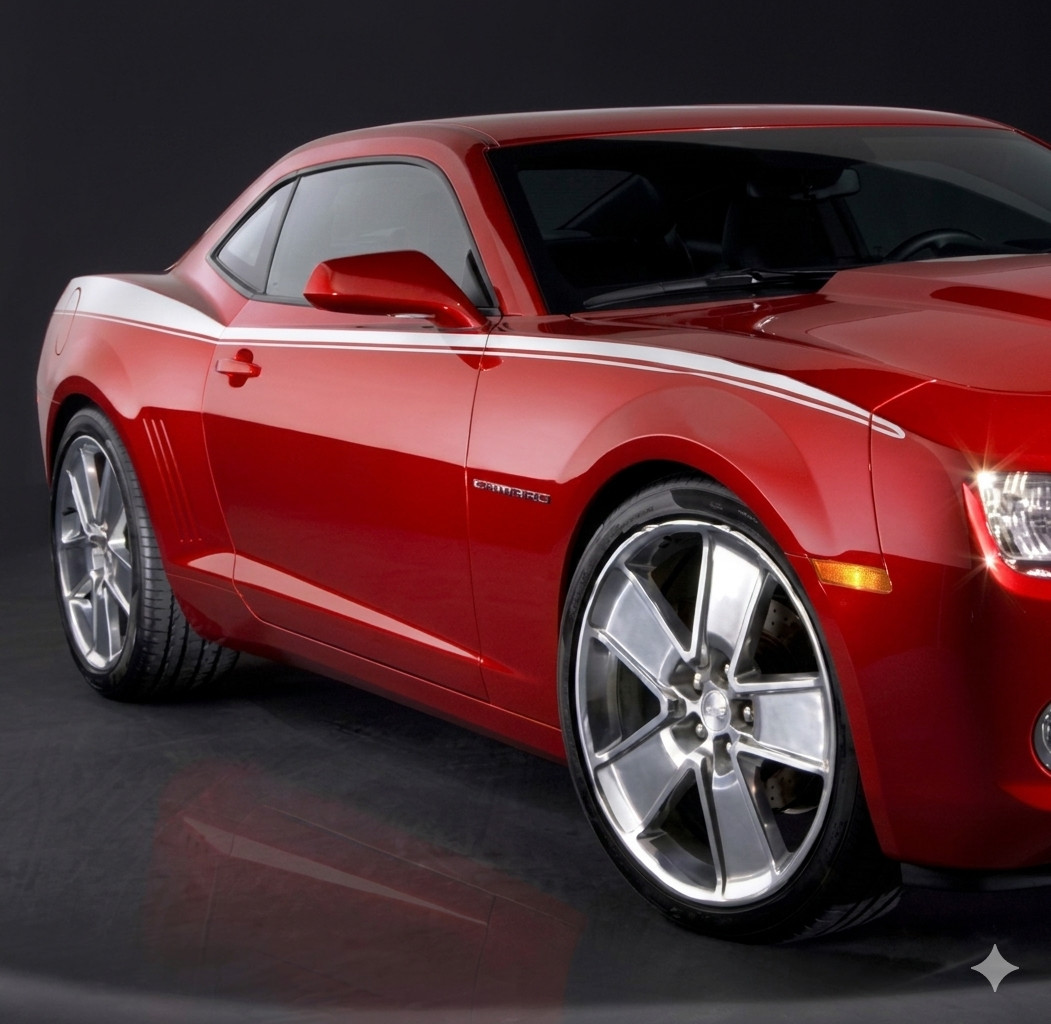Side Stripes Decal Fits: Camaro 2010 – 2015 LS SS LT Graphic on 3M Vinyl