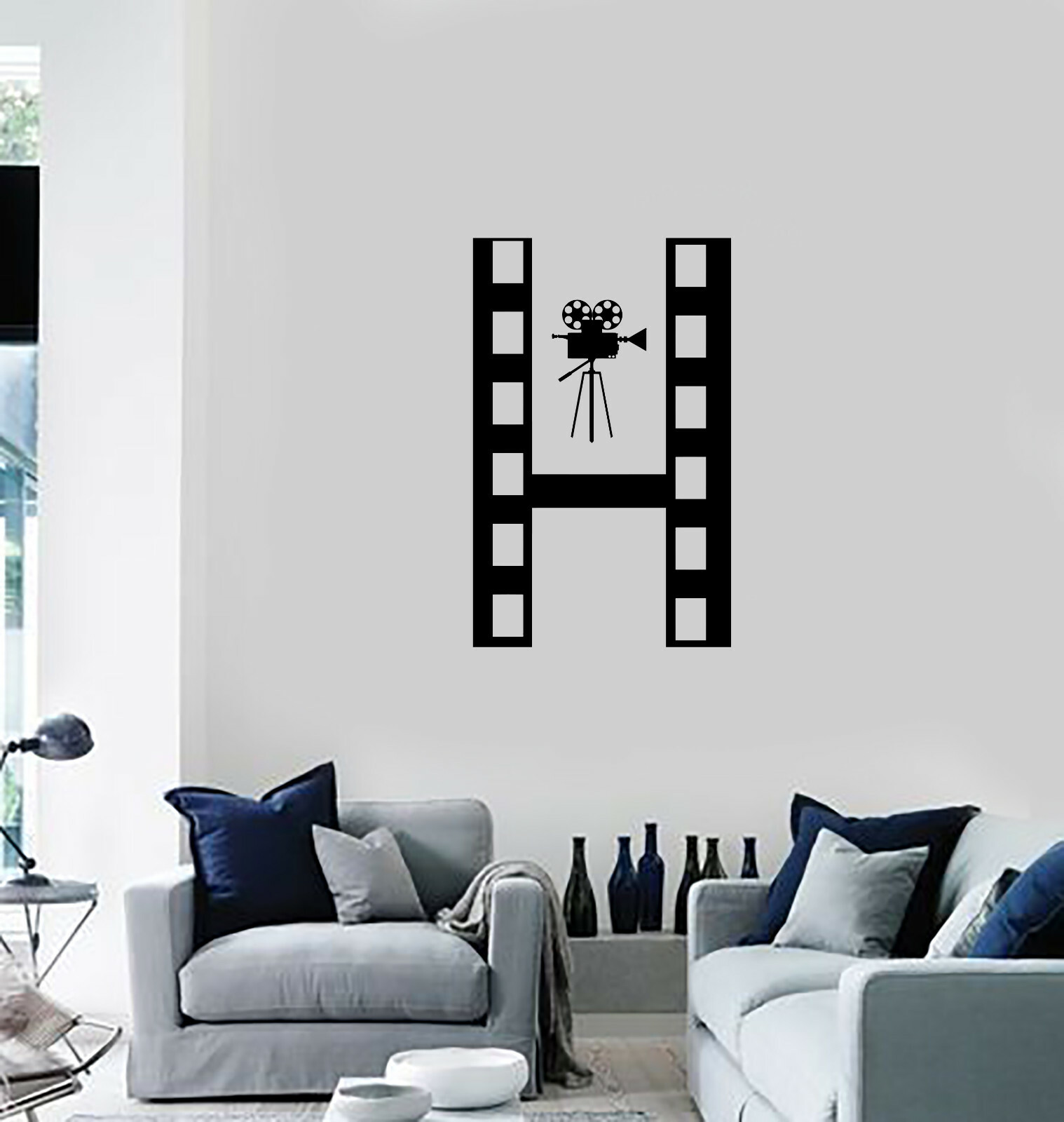 Vinyl Wall Decal Cinema Room Filming Room Movie Art Home Stickers (ig5896)