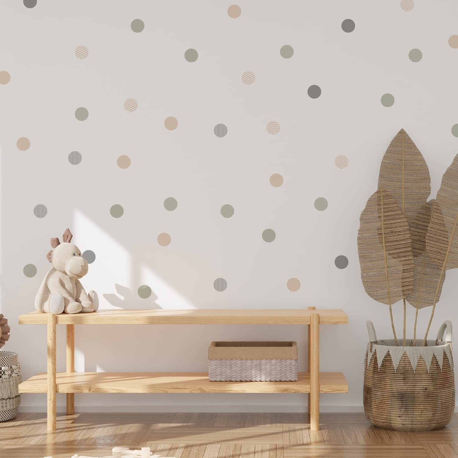 Bohemian Heart Wall Stickers – Removable Vinyl Decals
