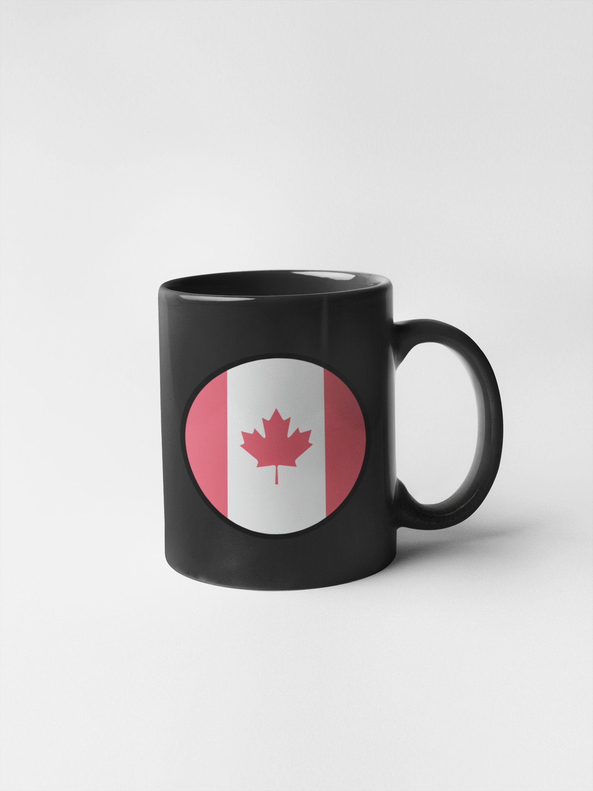 Canada Flag Circle Sticker Decal