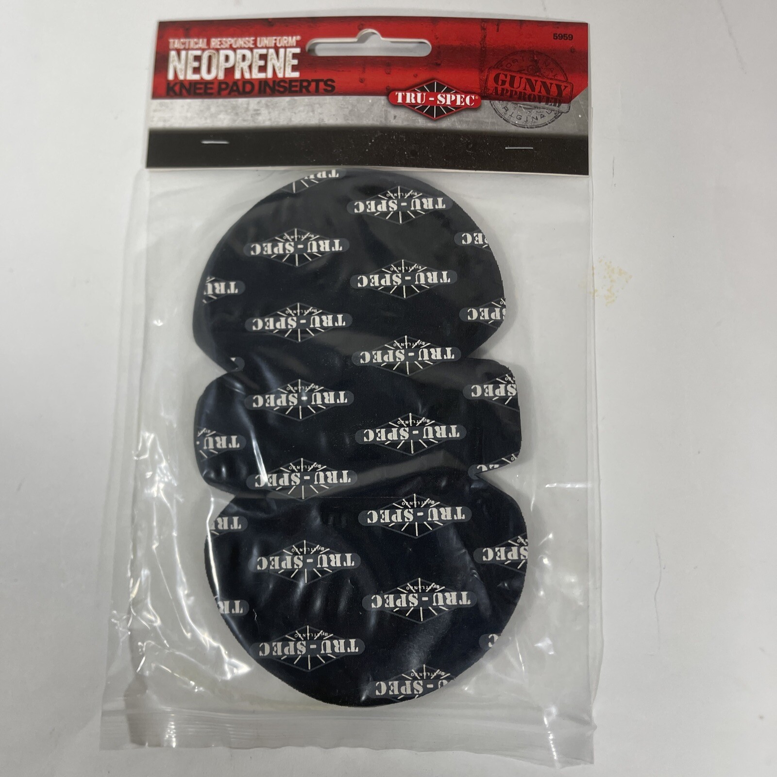 Tru Spec Tactical Neoprene Kneepads 2-Set Insert for knee pocket tac pants. New