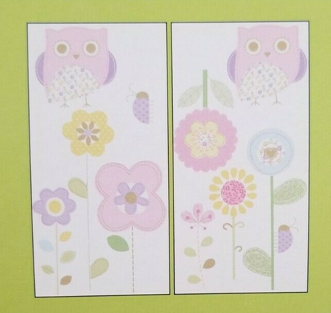 Circo Florals & Owls Wall Decals NIP