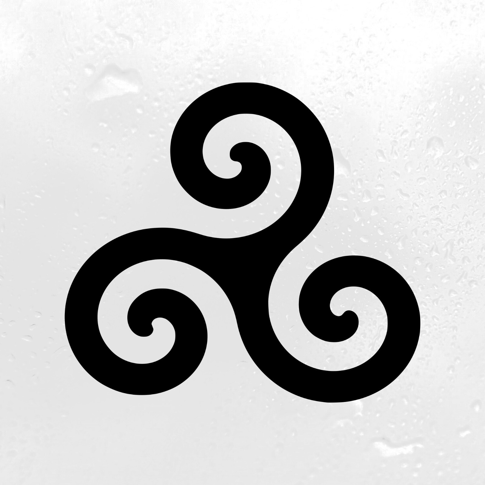TRISKELION Vinyl Decal Sticker – Triskele Triple Spiral Motif Celtic Symmetry