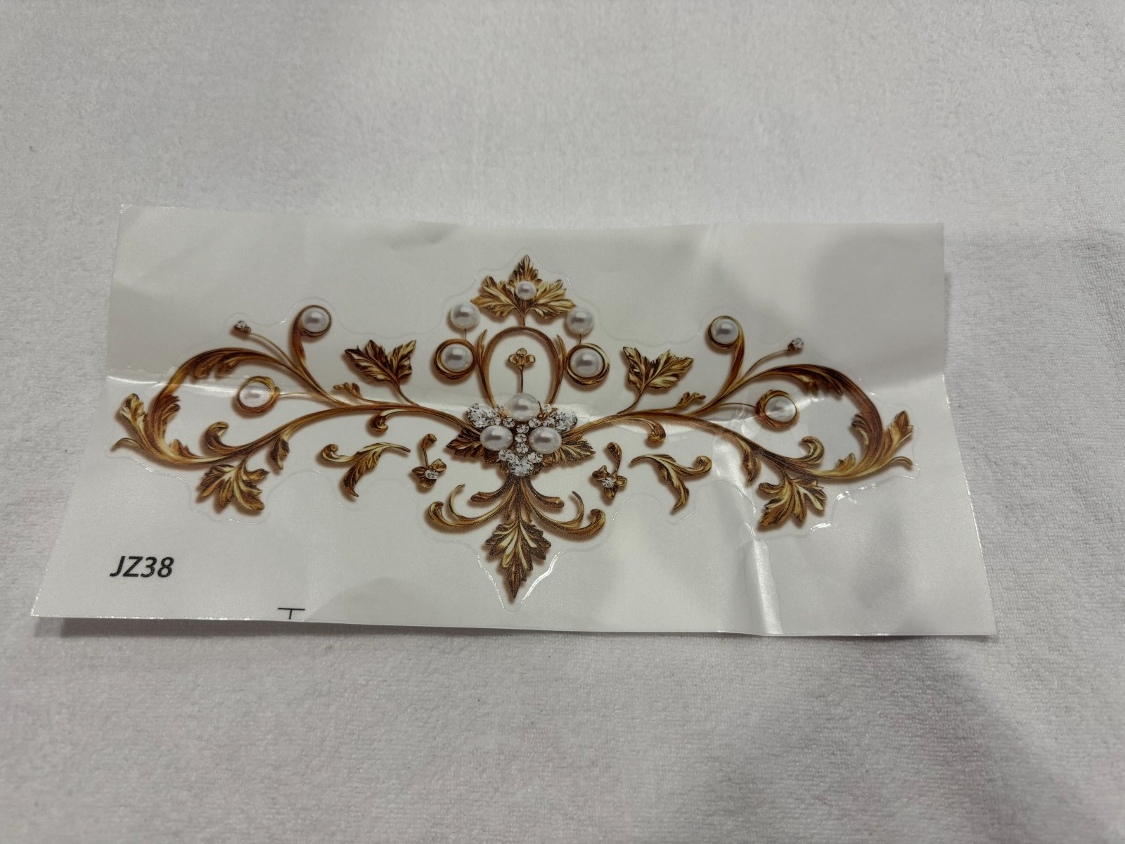 Toilet lid Sticker Decals Wall Sticker Golden Vintage Style Decor 11”x5”