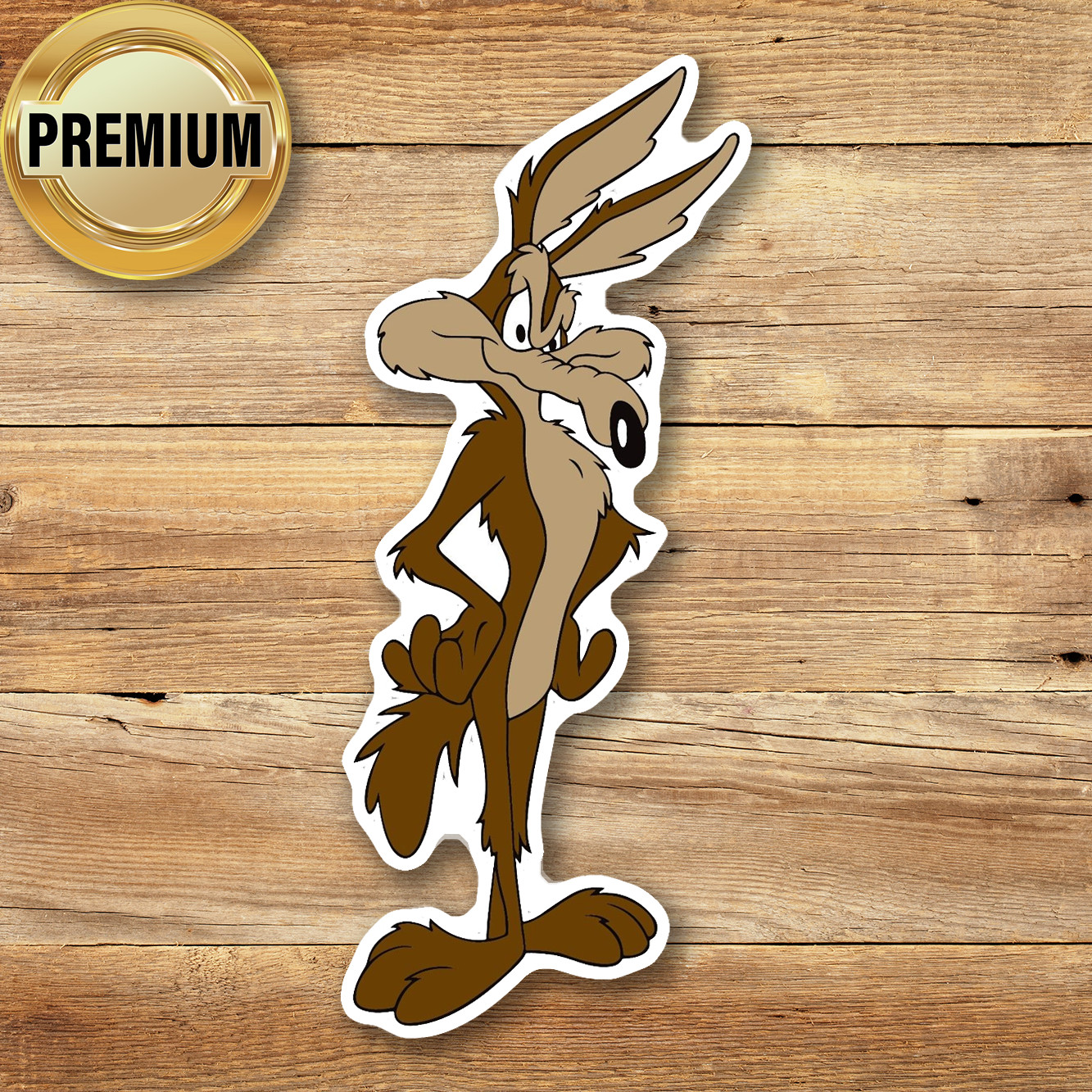 Wile Coyote Cartoon Sticker Decal laptop wall car phone