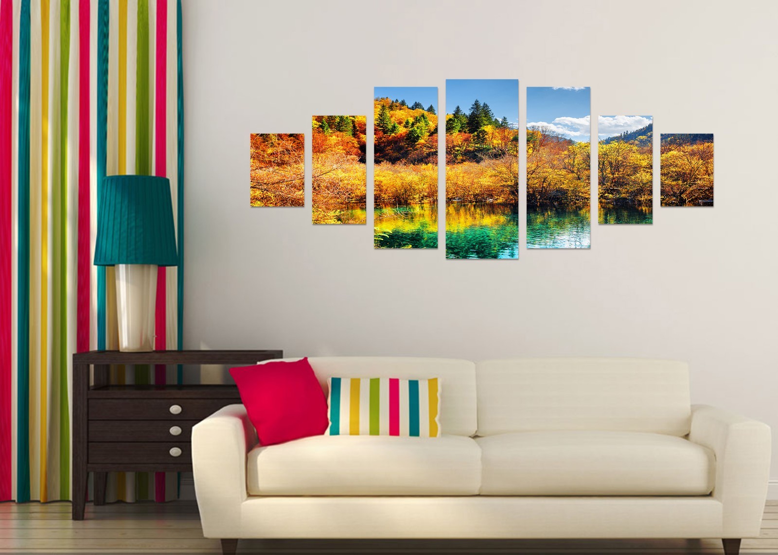 3D Forest Fall 772 Unframed Print Wall Paper Decal Wall Deco Indoor AJ Jenny