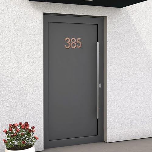 Self Adhesive Mailbox Numbers,Door Address Number Stickers for Office Bronze