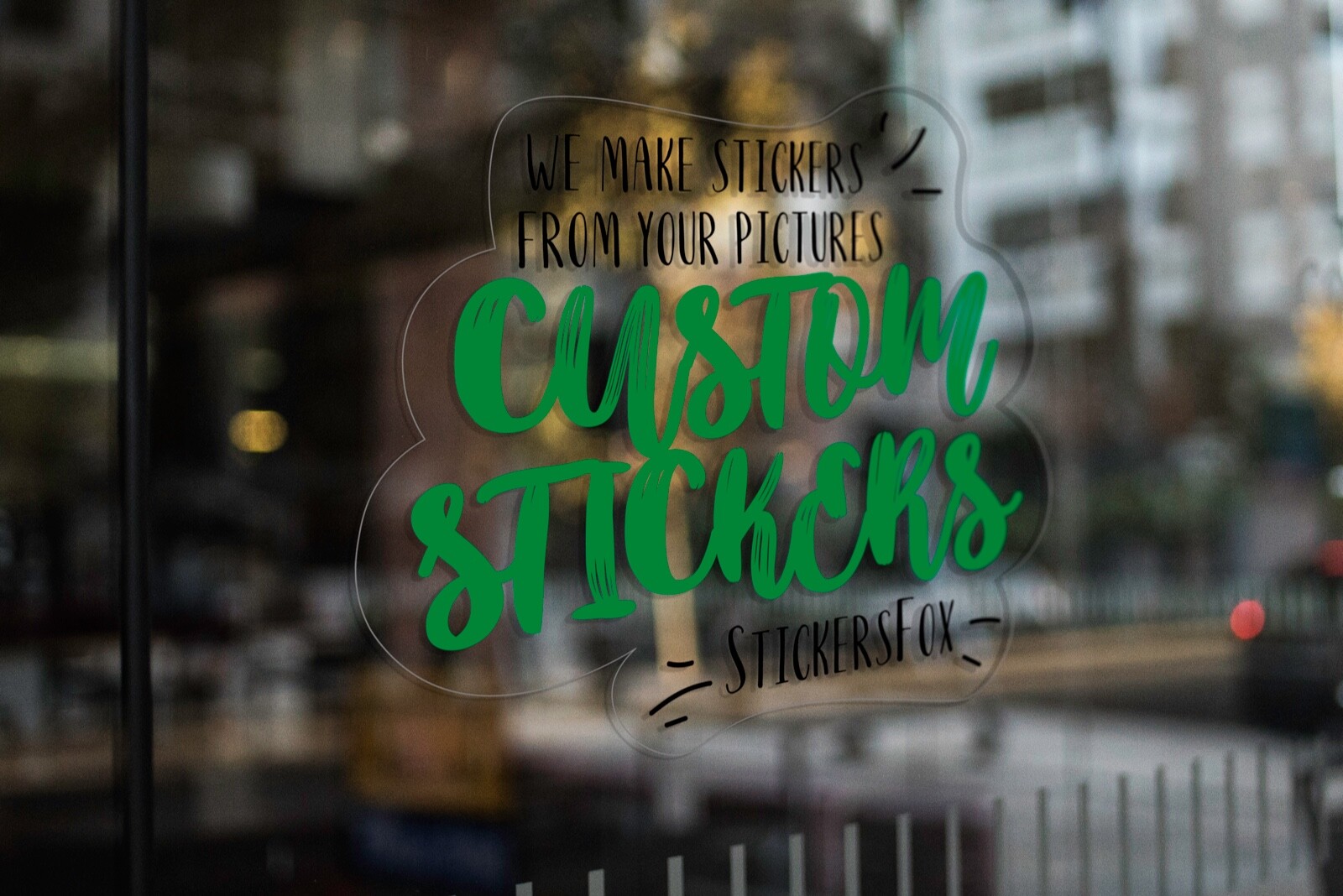 100 Custom clear stickers Custom clear decals Your graphic print on clear vinyl