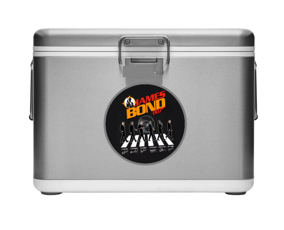 James Bond 007 (Signatures) – 4" Handmade Vinyl Decal Vehicle Laptop Cooler 26