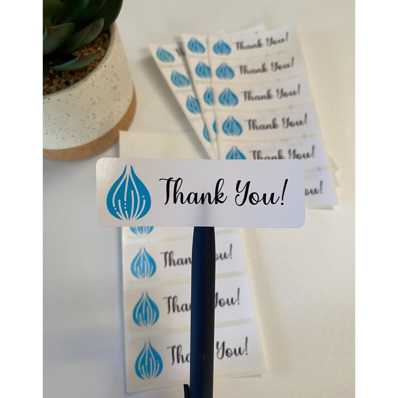 Custom 3" x 1" Sticker Labels From Your Design or Any Text | Labels On A Roll