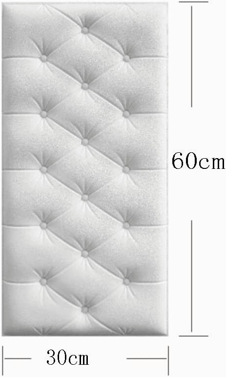 6 pcs 3D Solid Wall Sticker Children's Room Soft Wallpaper Self-Sticking