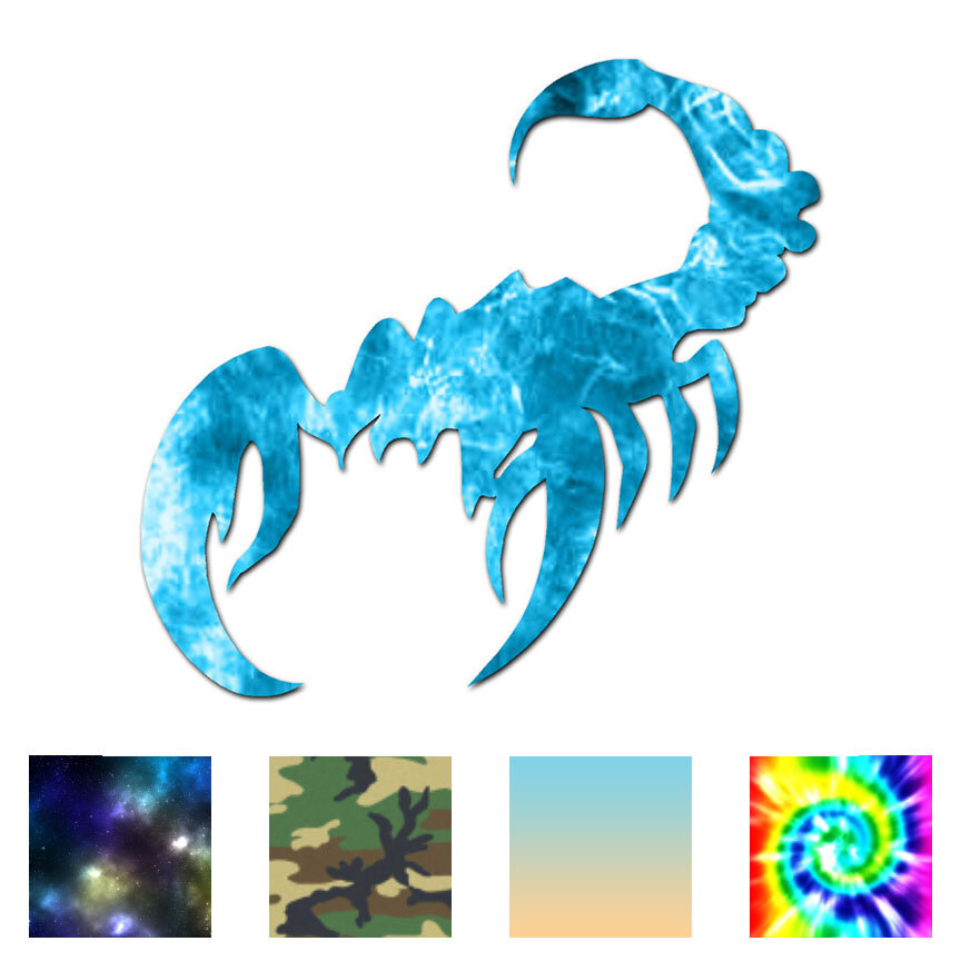 Scorpion Claws Sting – Vinyl Decal Sticker – Multiple Patterns & Sizes – ebn1076