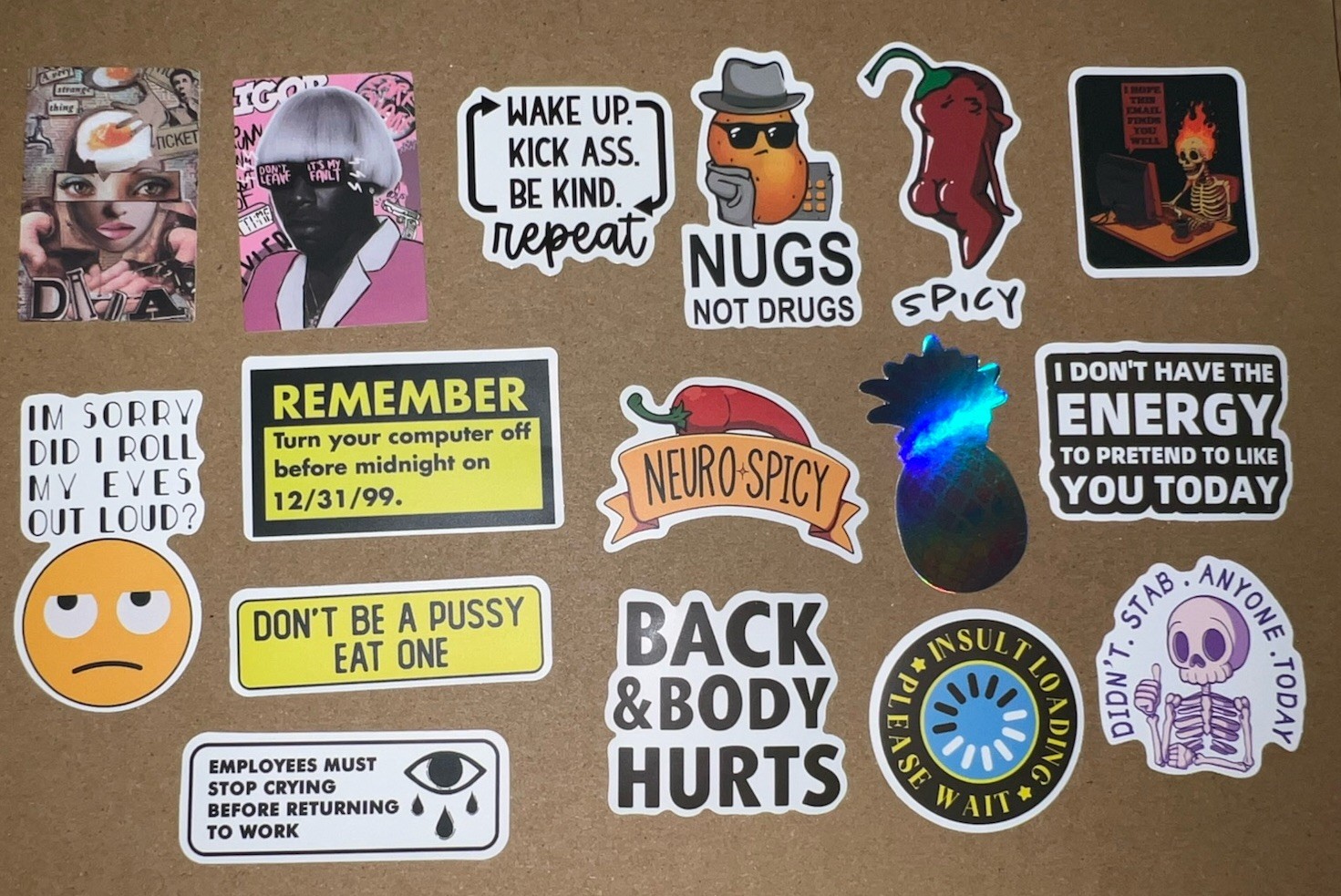 95 Vinyl Stickers – All Stickers Shown In Pictures