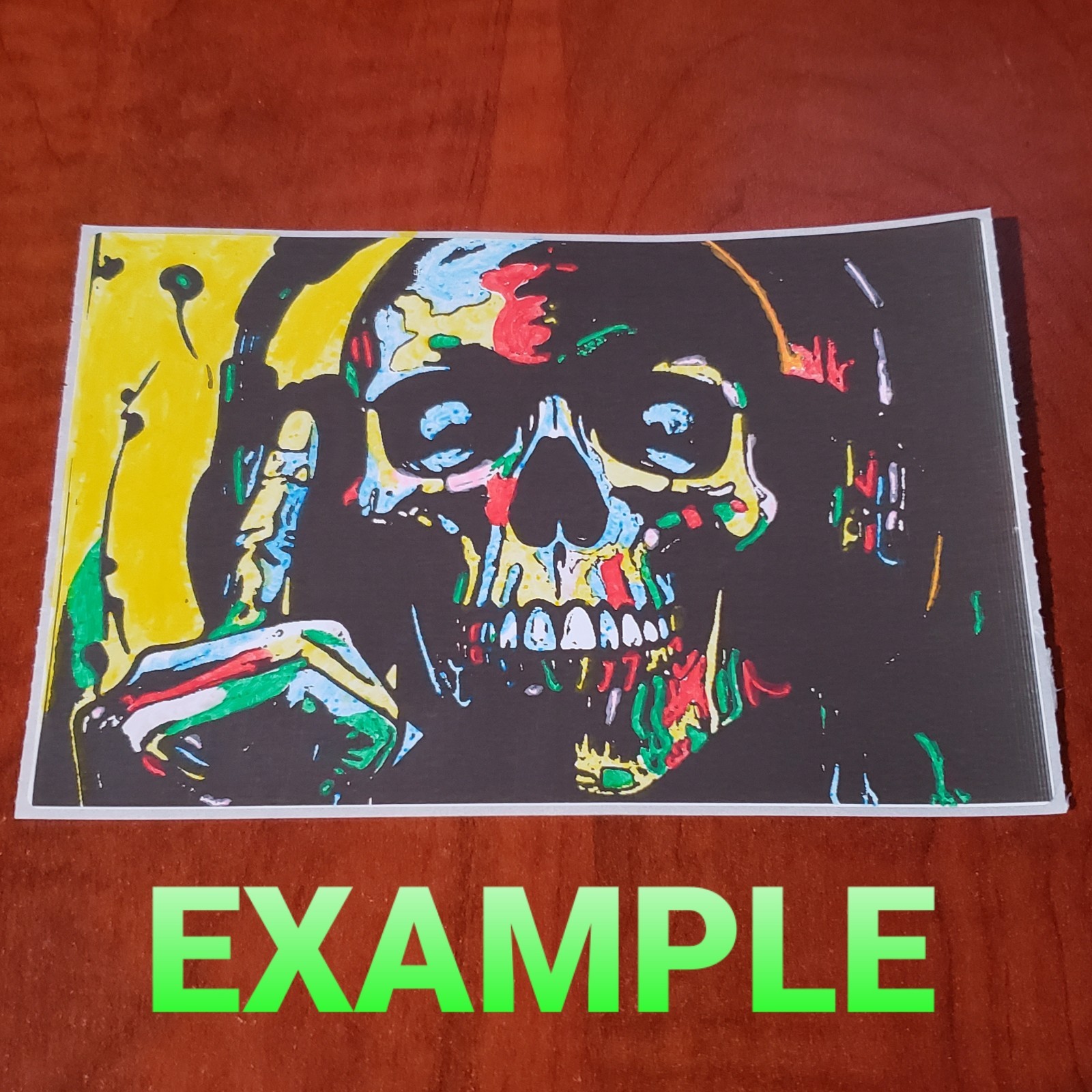 Skull Sticker Skull Wearing Headphones Art Creative Decal
