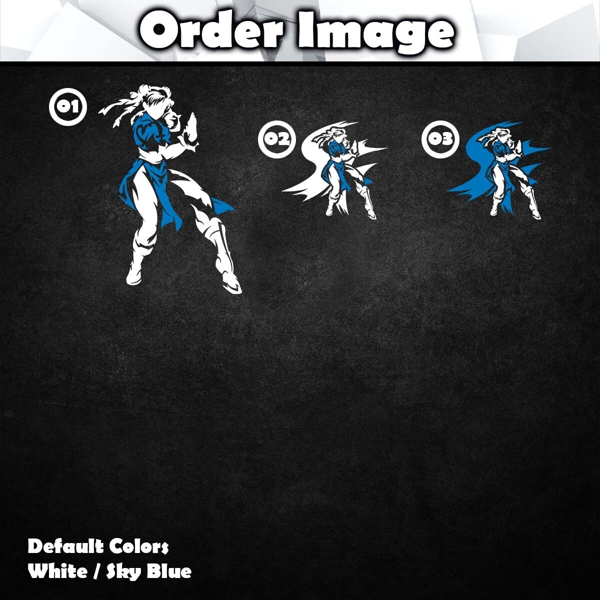 Chun-Li Street Fighter Vinyl Decal Sticker (VideoGame Car Laptop PC Tower Decor)