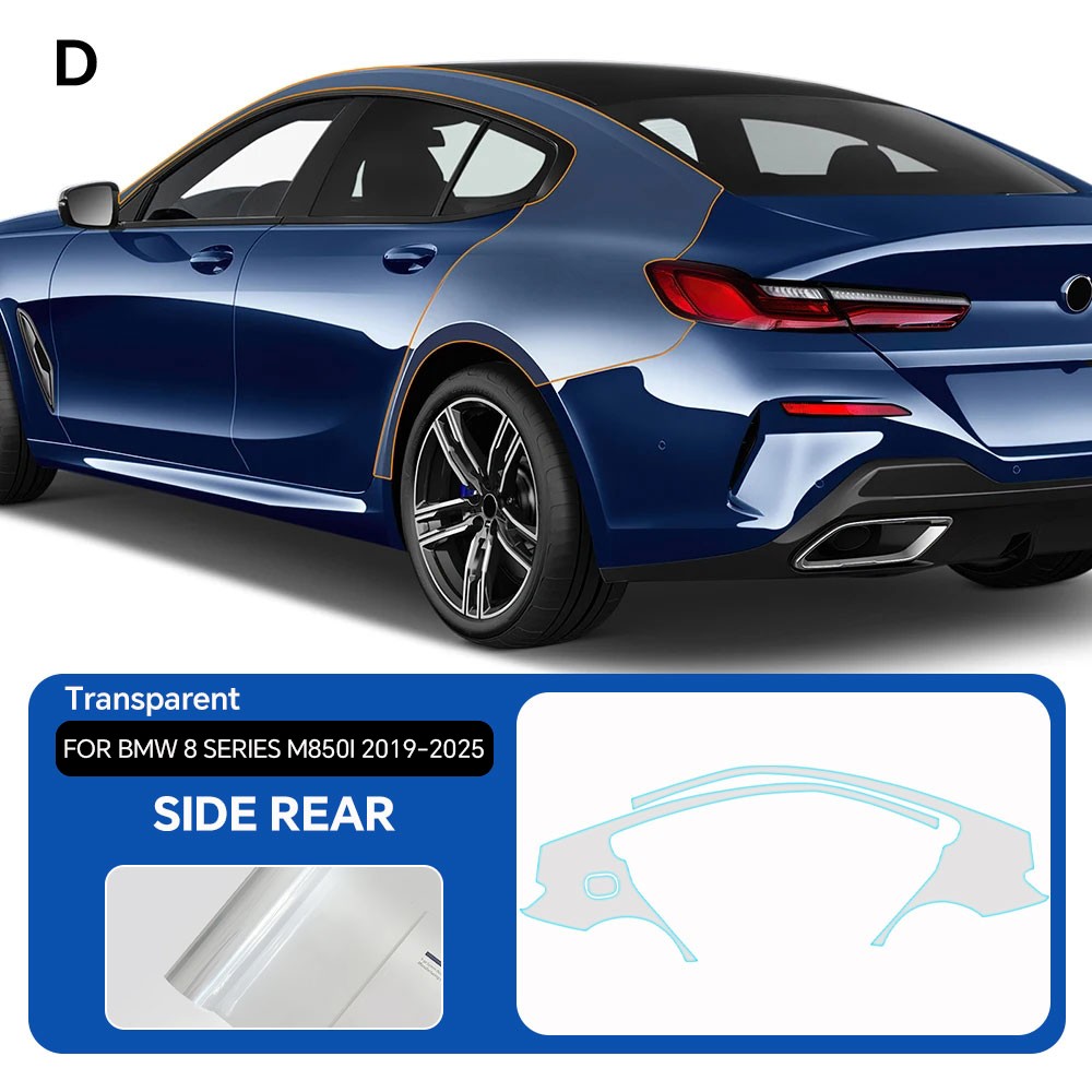 Full Car For BMW 8 Series M850i 2019-2025 M840i Precut Paint Protection Film PPF