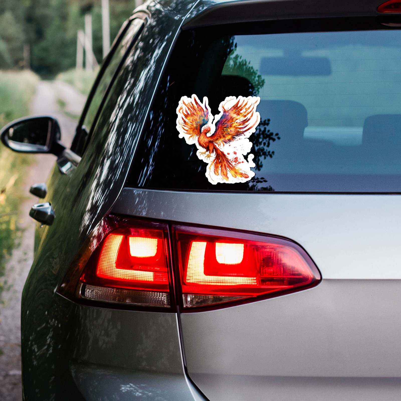 Phoenix Bird Fire – Vinyl Decal Sticker – Car Window Laptop – ebn9329