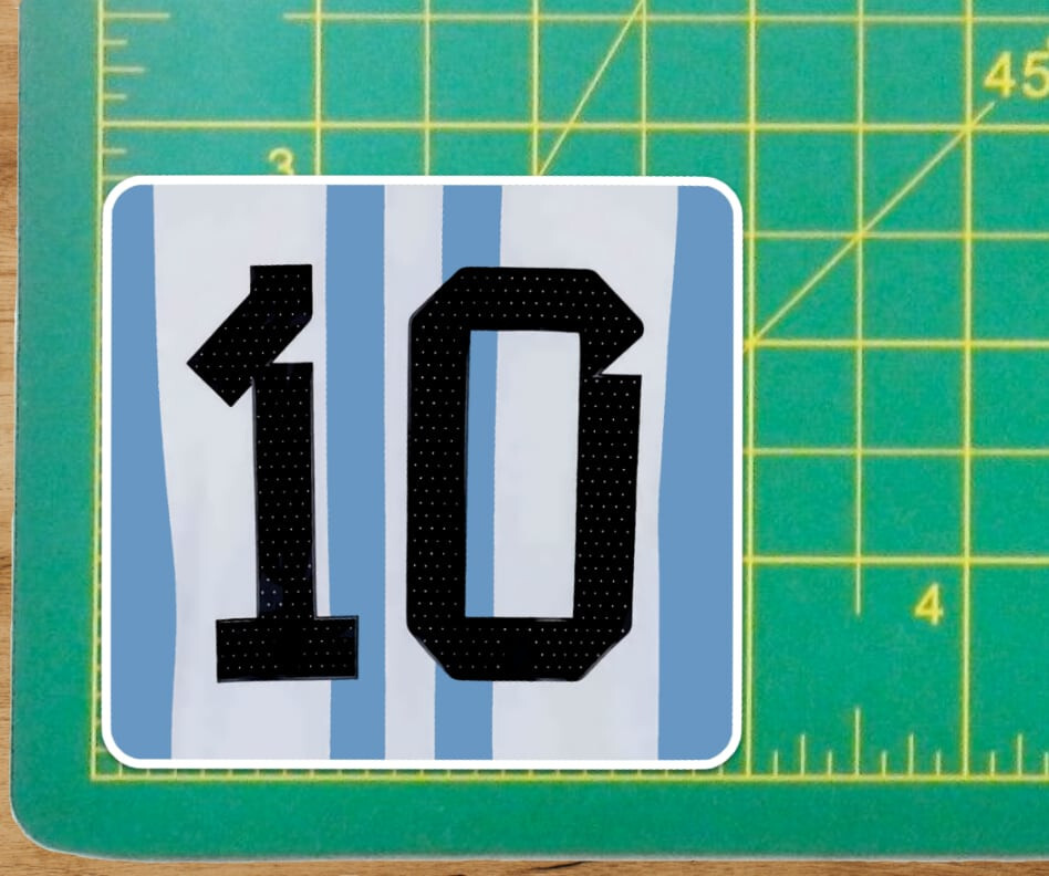 Messi 10 Argentina Jersey Soccer Sticker PSG Buenos Aires Barcelona World Cup