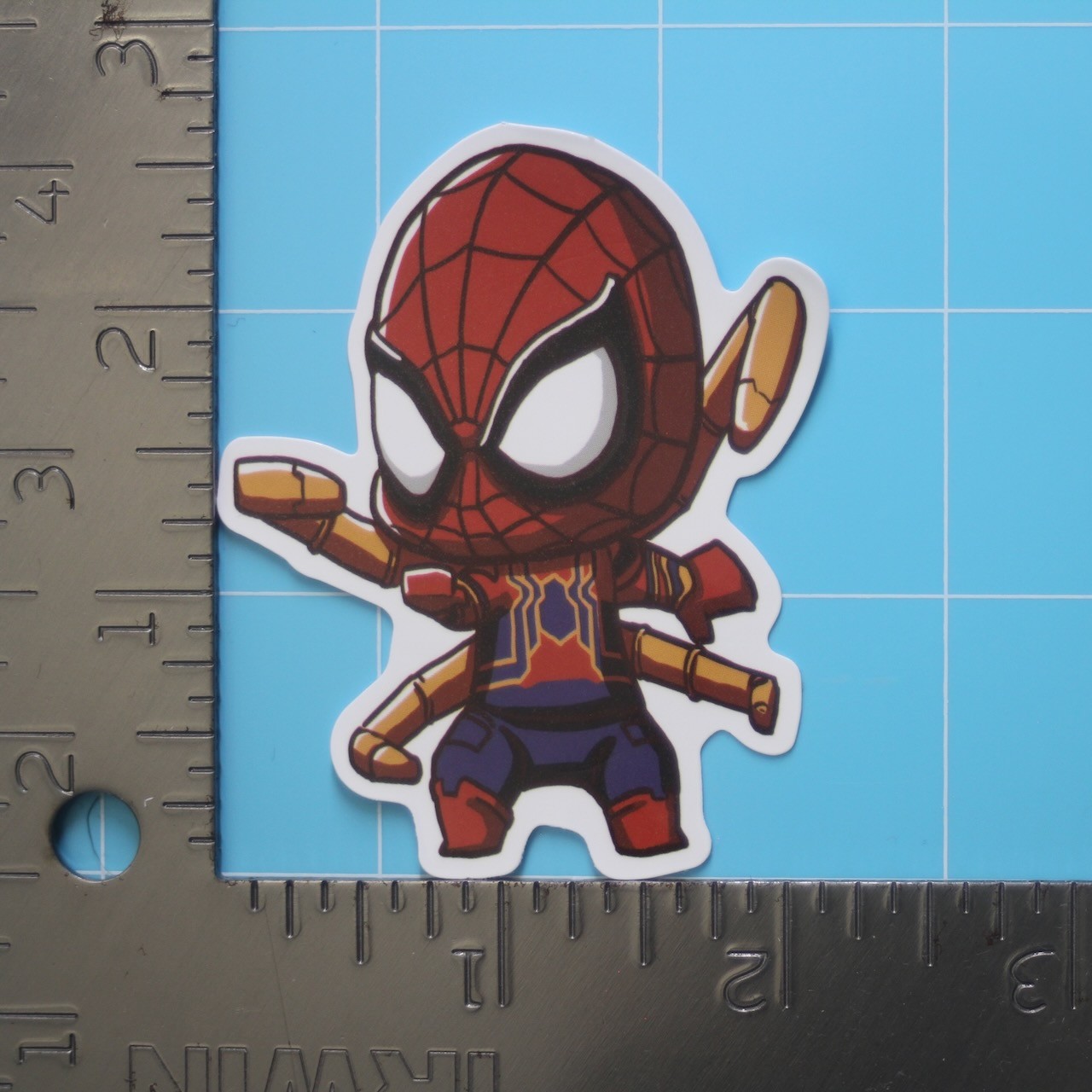 Marvel Universe Sticker (SPIDER-MAN) MCU Superheroes, Gloss PVC Decal