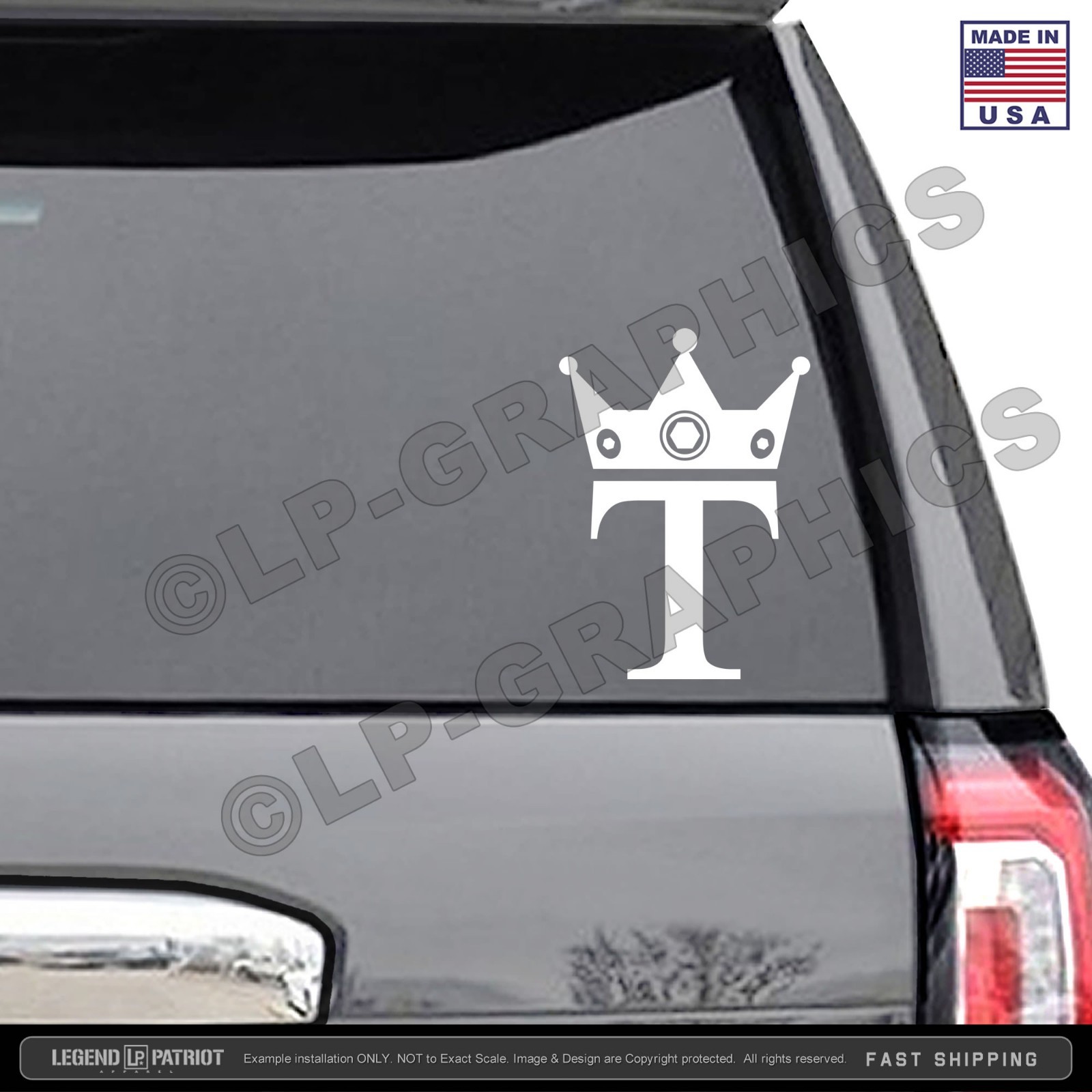 KING TRUMP Decal – usa america patriotic maga 2028 250 2a sticker 5-SIZES