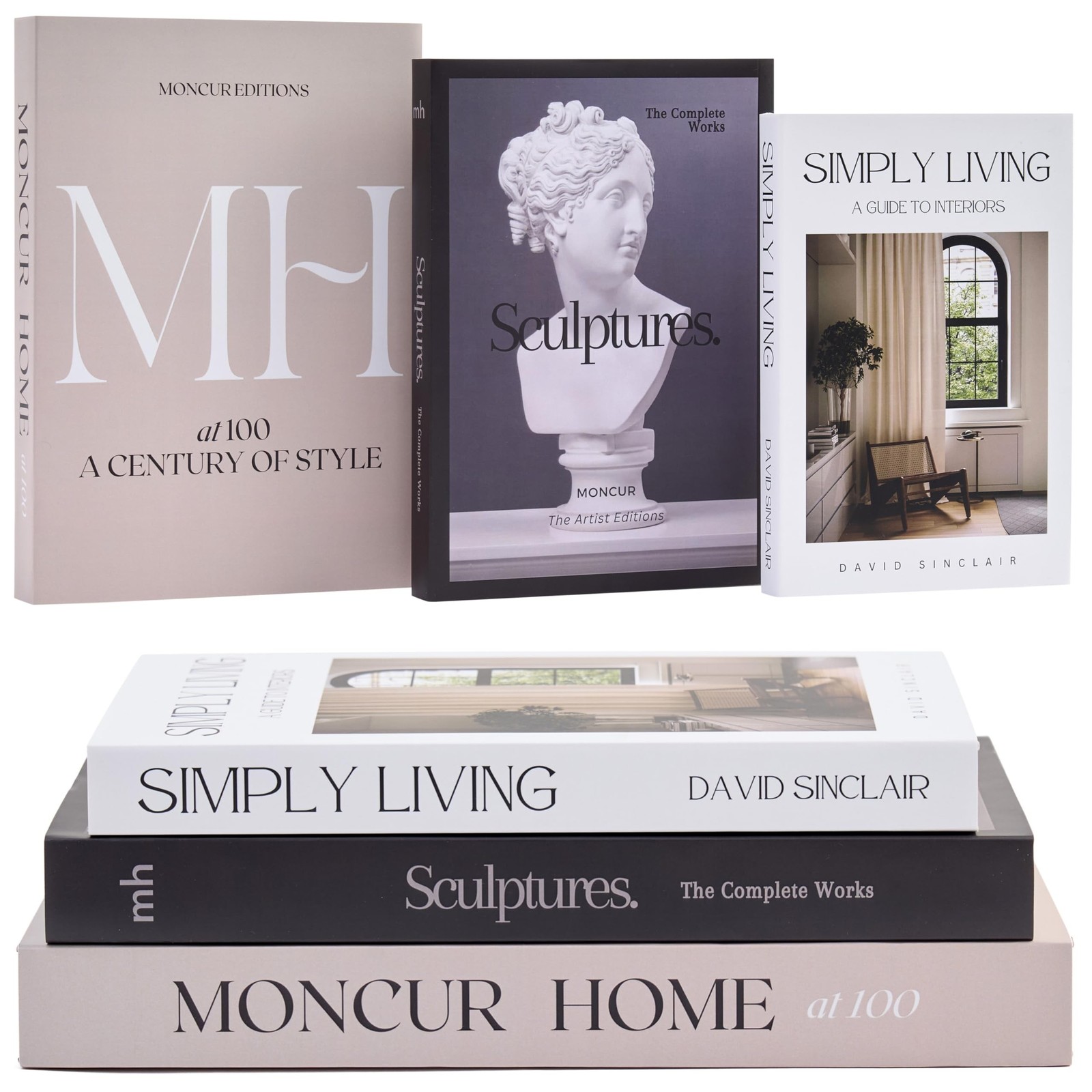 Decorative Coffee Table Books for Home Décor Accents Bookshelf Decor Mid Ce