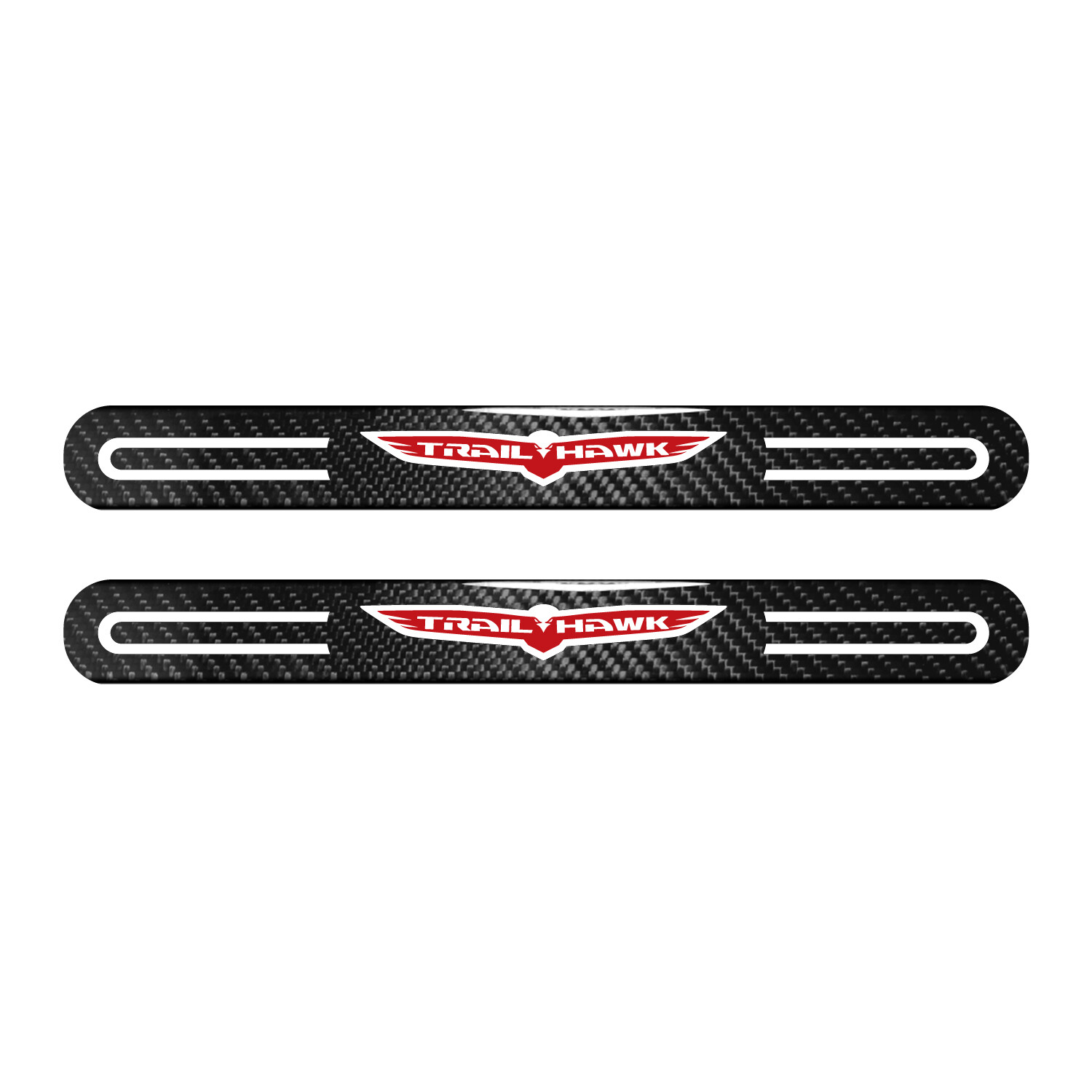 Jeep Trailhawk Sticks Style Carbon Fiber Car Protector Decals