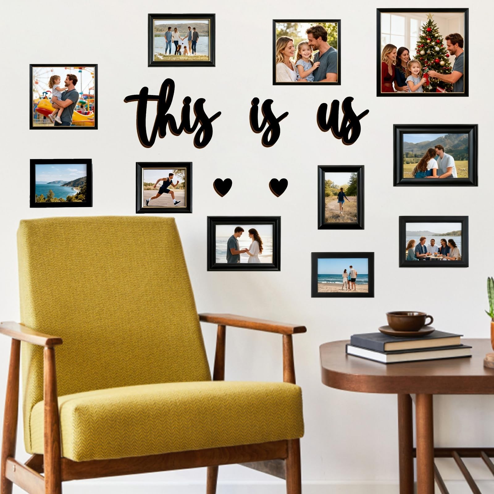 This Is Us Wood Wall Art Family Quote Sign Wood Words Home Plaque Wall Decor …