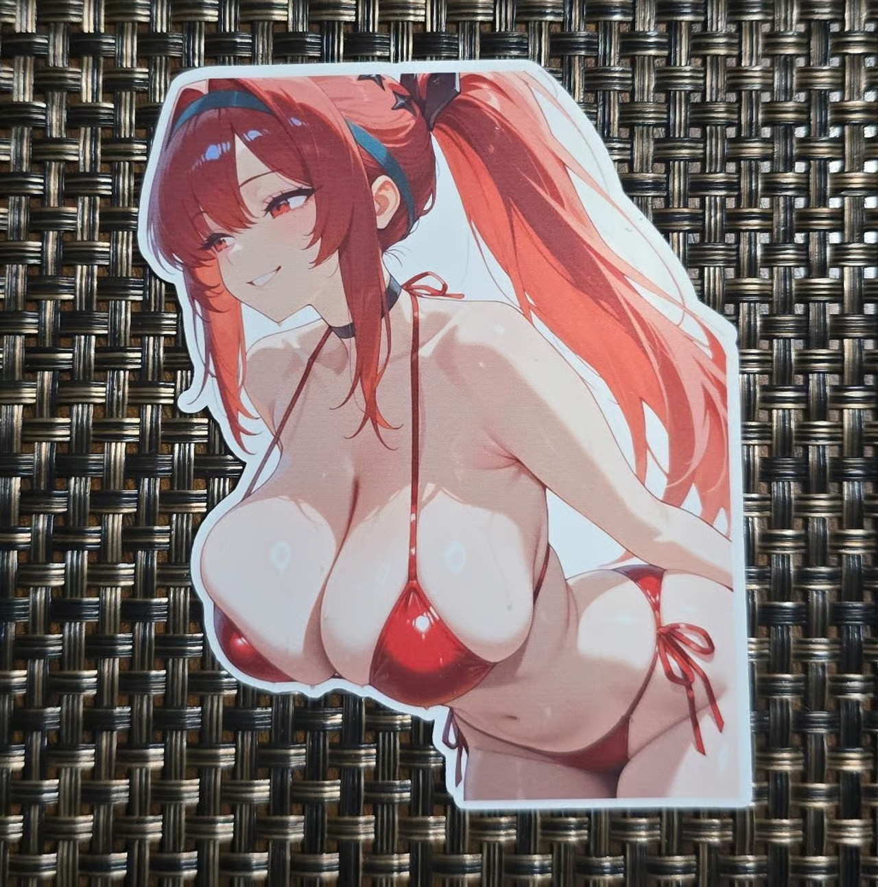 Red Rapi Nikke: Goddess of Victory sexy bikini waifu sticker