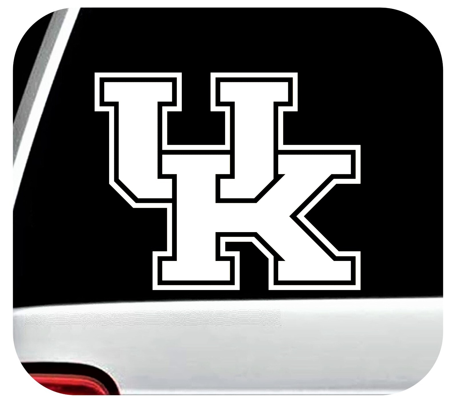 Kentucky Wildcats UK Basketball Logo Vinyl Decal Sticker Car Window Size & Color