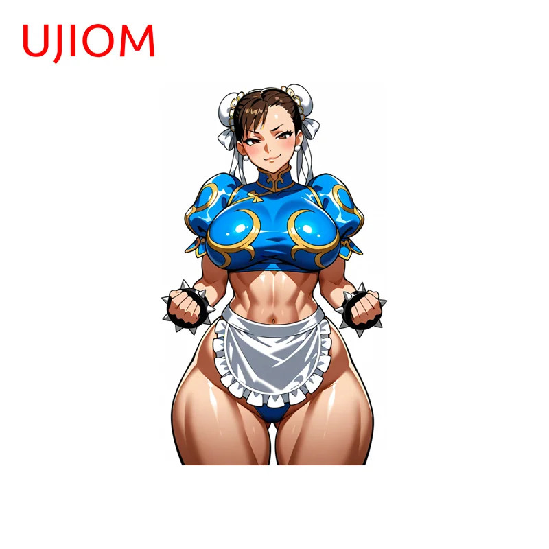 UJIOM Chun Li Game Girl Wall Sticker Enchanting Bedroom Decal Choice Free Gifts