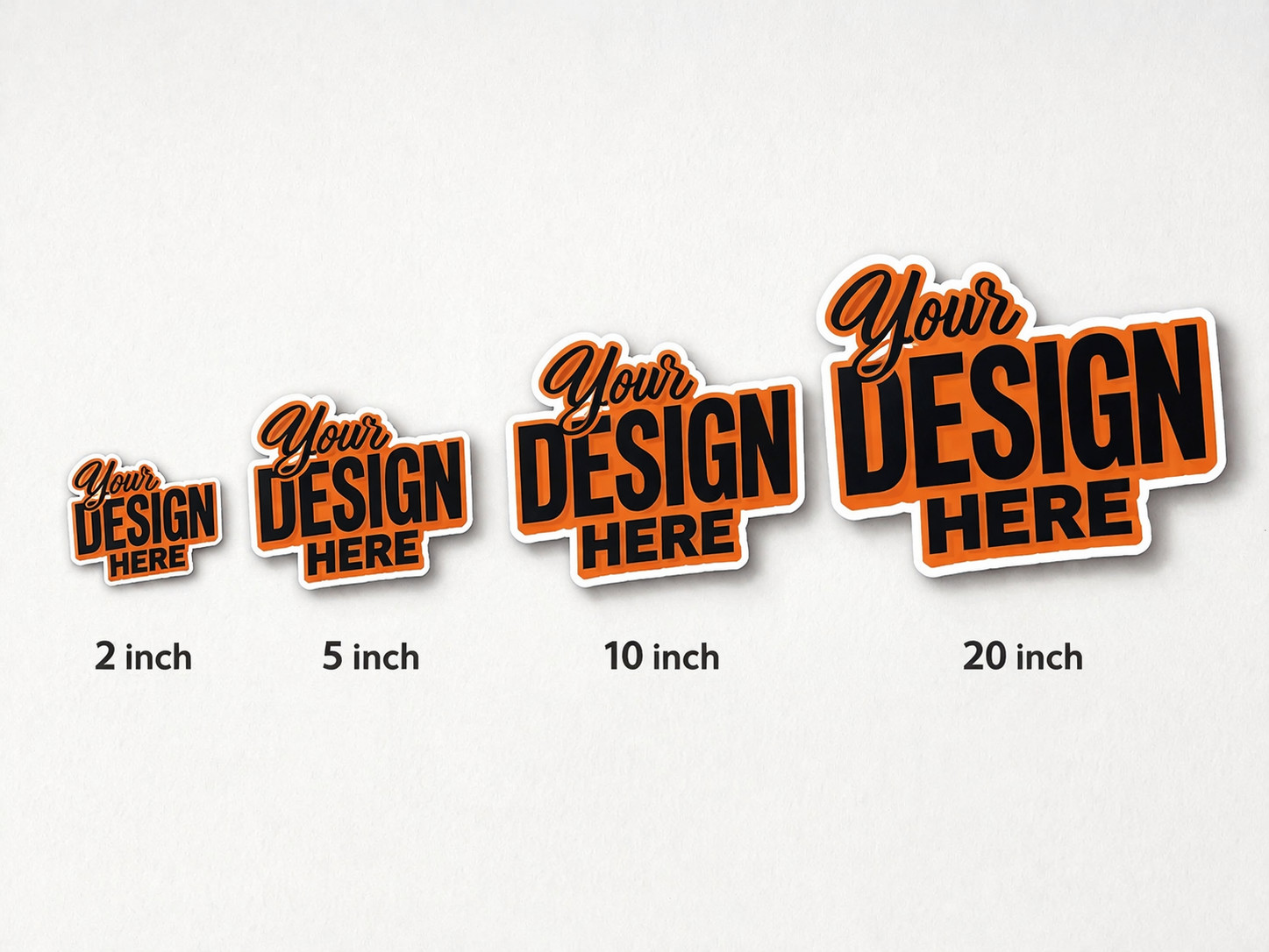 Custom Vinyl Stickers Your Design Here Die Cut Waterproof Car Laptop UV 2-20"